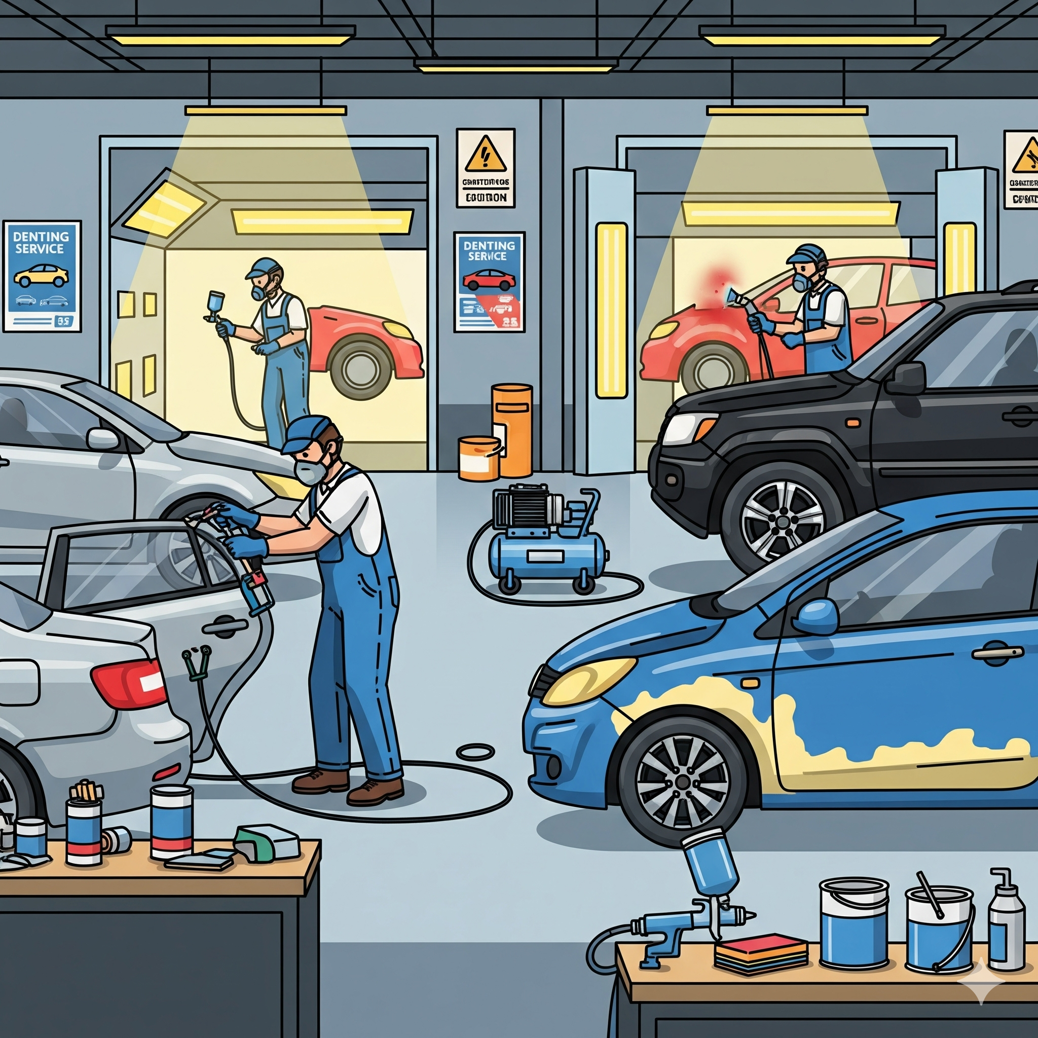 Car Denting Painting Service